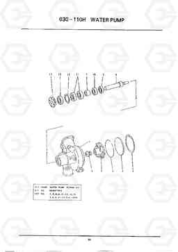 C069 WATER PUMP HC25E, Hyundai