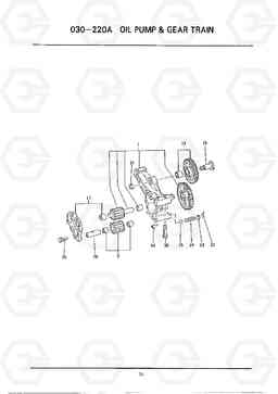 C075 OIL PUMP & GEAR TRAIN HC25E, Hyundai