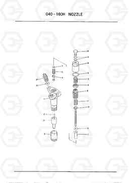 C123 NOZZLE HC25E, Hyundai