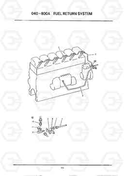 C135 FUEL RETURN SYSTEM HC25E, Hyundai