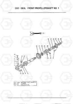 C195 FRONT PROPELLERSHAFT NO.1 HC25E, Hyundai