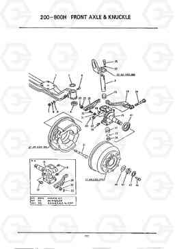 C223 FRONT AXLE & KNUCKLE HC25E, Hyundai