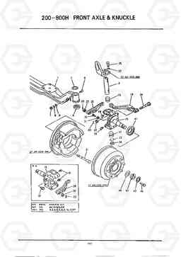 C223 FRONT AXLE & KNUCKLE HC25E, Hyundai