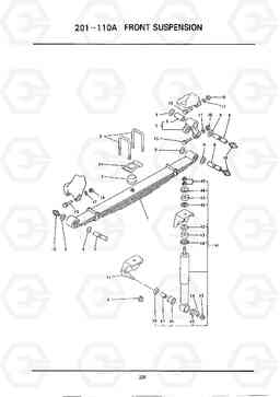 C227 FRONT SUSPENSION HC25E, Hyundai