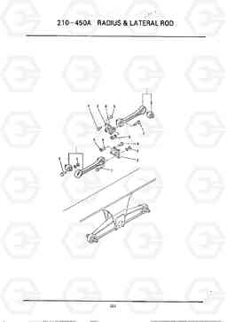 C235 RADIUS & LATERAL ROD HC25E, Hyundai