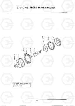 C245 FRONT BRAKE CHAMBER HC25E, Hyundai