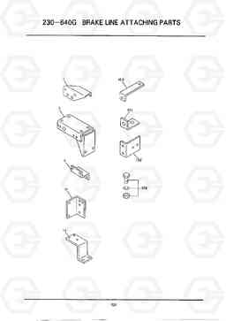 C327 BRAKE LINE ATTACHING PARTS HC25E, Hyundai