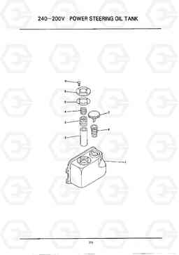 C355 POWER STEERING OIL TANK HC25E, Hyundai