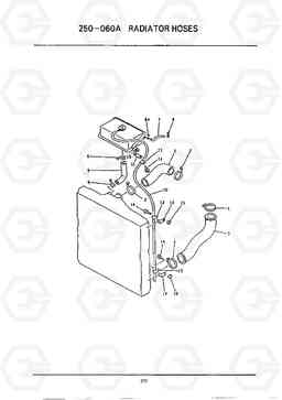 C371 RADIATOR HOSE HC25E, Hyundai