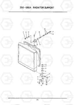 C375 RADIATOR SUPPORT HC25E, Hyundai