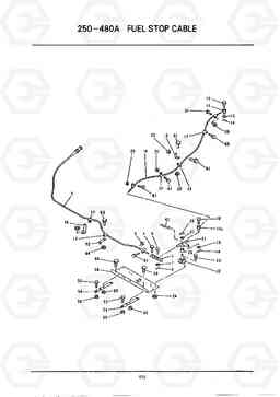 C419 FUEL STOP CABLE HC25E, Hyundai