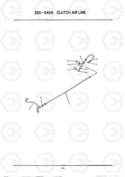 C435 CLUTCH AIR LINE HC25E, Hyundai