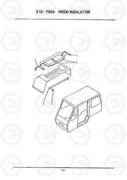 C511 HOOD INSULATOR HC25E, Hyundai