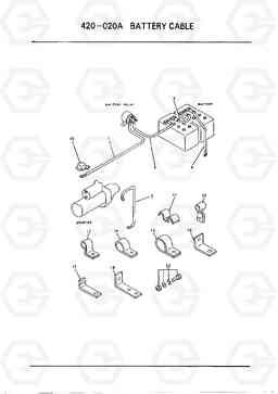 C585 BATTERY CABLE HC25E, Hyundai