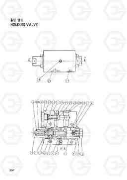 3041 HOLDING VALVE 2 HC50E, Hyundai