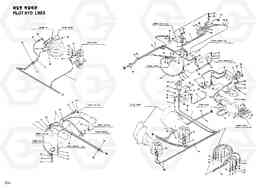 3050 PILOT HYD. LINES(UPPER) HC50E, Hyundai