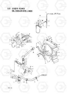 3140 OIL COOLER HYD. LINE HC50E, Hyundai