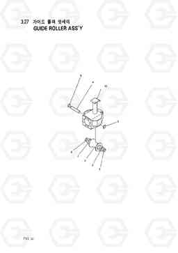 3260 GUIDE ROLLER ASSY HC50E, Hyundai