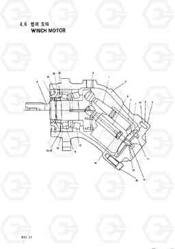 4060 WINCH MOTOR HC50E, Hyundai