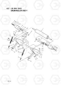 4110 DRUM ROLLER ASSY HC50E, Hyundai