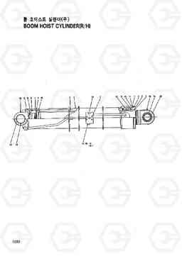 6030 BOOM HOIST CYLINDER(R/H) HC50E, Hyundai