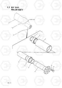 6090 ROLLER ASSY HC50E, Hyundai