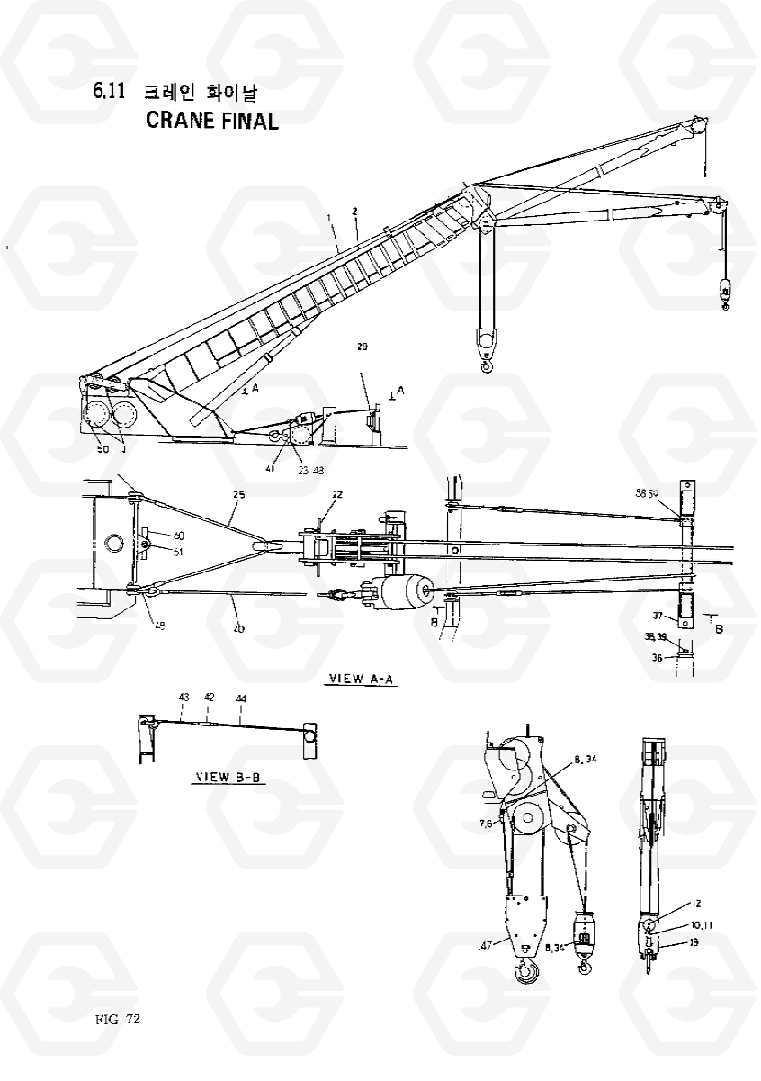6110 CRANE FINAL HC50E, Hyundai