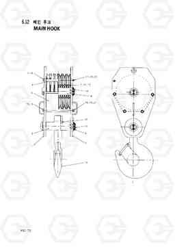 6120 MAIN HOOK HC50E, Hyundai