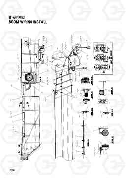 7050 BOOM WIRING INSTALL HC50E, Hyundai