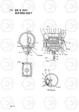 7095 SLIP RING ASSY HC50E, Hyundai