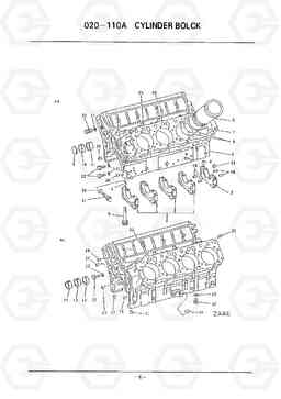 D007 CYLINDER BLOCK HC50E, Hyundai