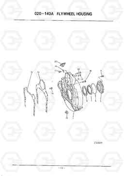 D013 FLYWHEEL HOUSING HC50E, Hyundai