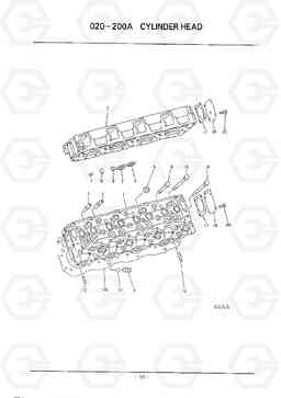 D017 CYLINDER HEAD HC50E, Hyundai