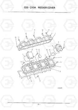 D021 CYLINDER HEAD HC50E, Hyundai