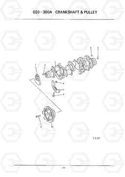 D029 CRANKSHAFT & PULLY HC50E, Hyundai