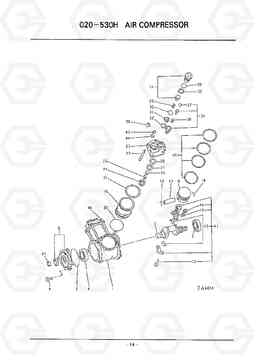 D065 AIR COMPRESSOR 2 HC50E, Hyundai