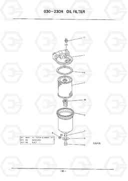 D087 OIL FILTER 2 HC50E, Hyundai