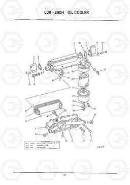 D099 OIL COOLER HC50E, Hyundai