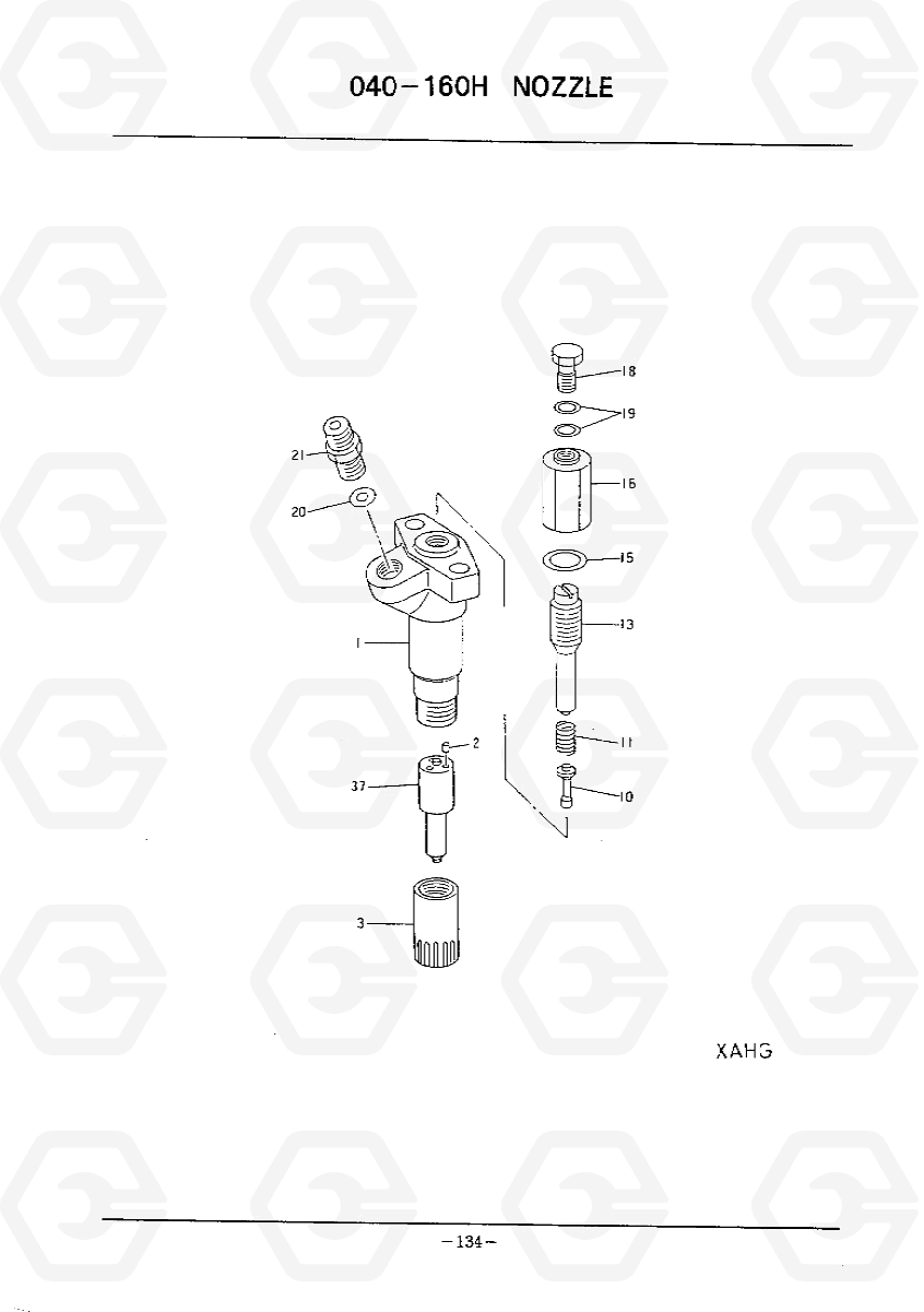 D135 NOZZLE HC50E, Hyundai