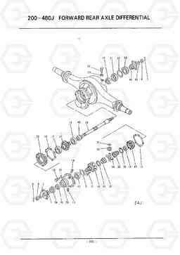 D231 FORWARD REAR AXLE DIFERENTIAL HC50E, Hyundai