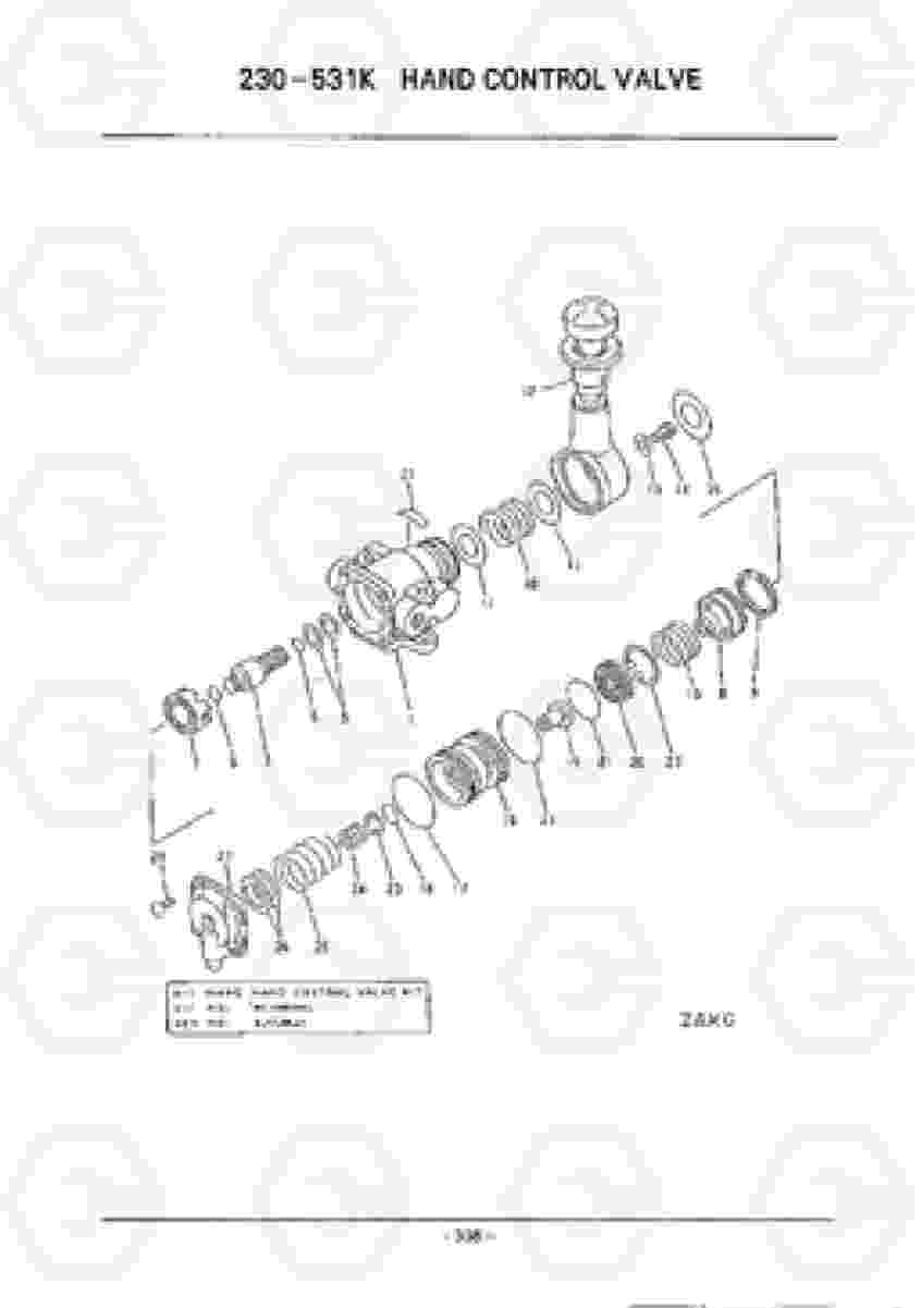 D339 HAND CONTROL VALVE HC50E, Hyundai