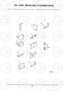 D369 BRAKE LINE ATTACHING PARTS 2 HC50E, Hyundai