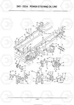 D411 POWER STEERING OIL LINE HC50E, Hyundai