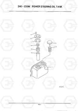 D415 POWER STEERING OIL TANK HC50E, Hyundai