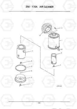 D427 AIR CLEANER HC50E, Hyundai