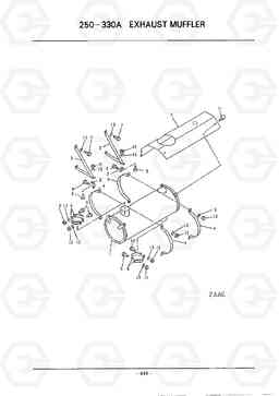 D447 EXHAUST MUFFLER HC50E, Hyundai