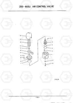 D501 AIR CONTROL VALVE HC50E, Hyundai