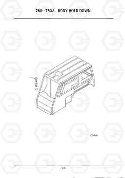 D517 BODY HOLD-DOWN HC50E, Hyundai