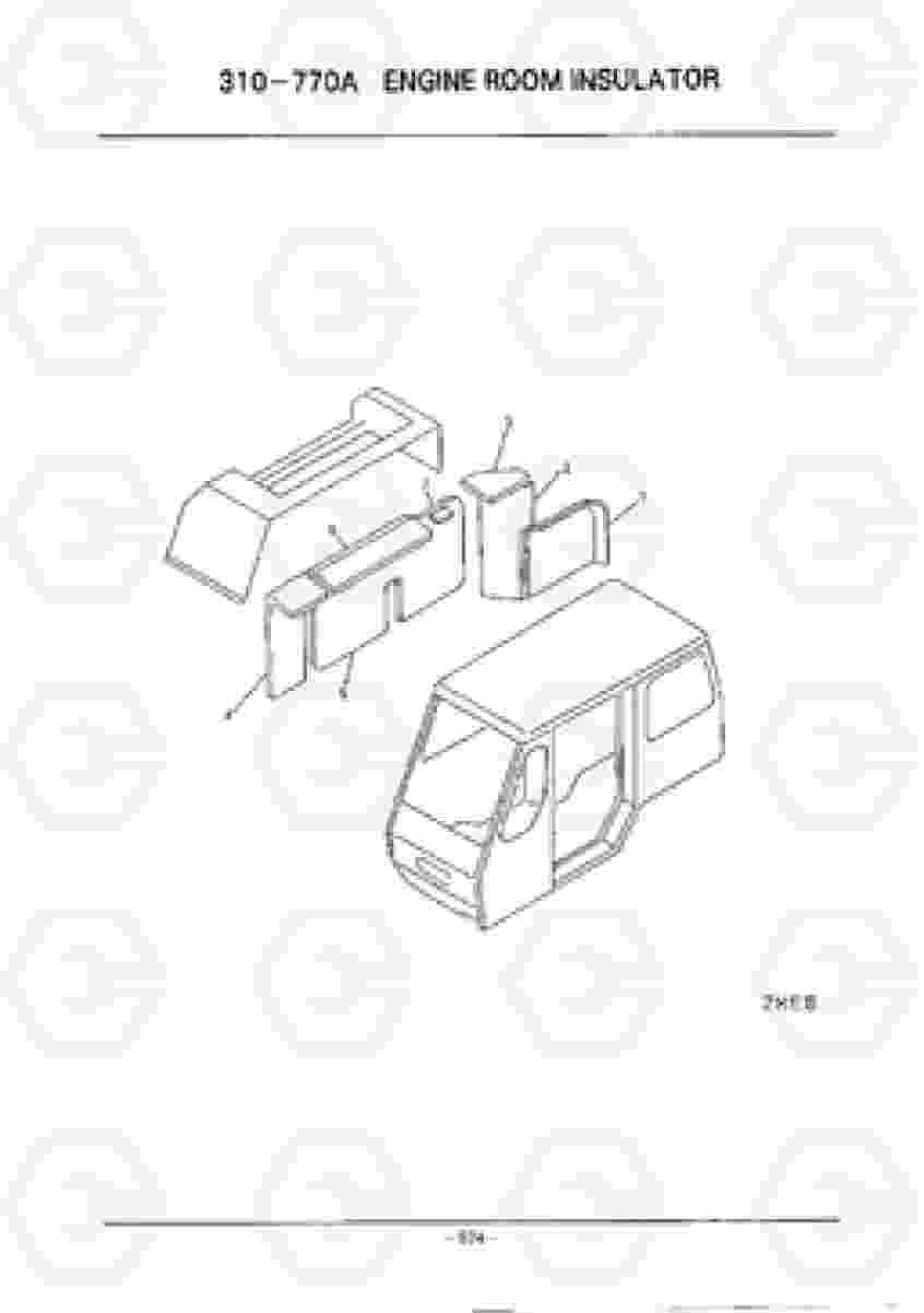 D575 ENGINE ROOM INSULATOR HC50E, Hyundai