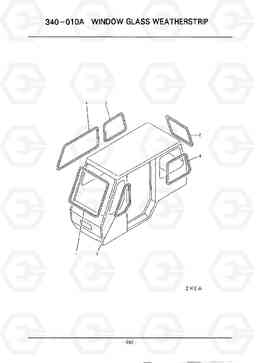 D593 WINDOW GLASS WEATHERSTRIP HC50E, Hyundai